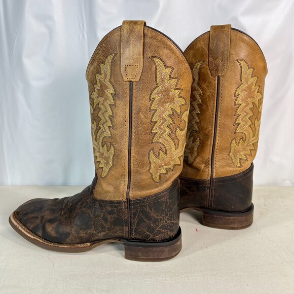 Cody James Square Toe Boots Child Youth Size 7.0 D Style BBSC1895 Leather Brown - Picture 9 of 16